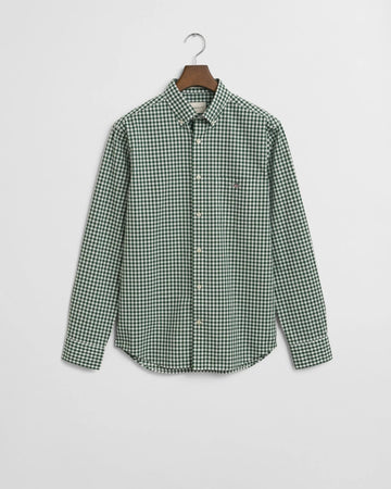 Πουκάμισο Καρό Gingham Poplin Σε Κανονική Γραμμή GANT